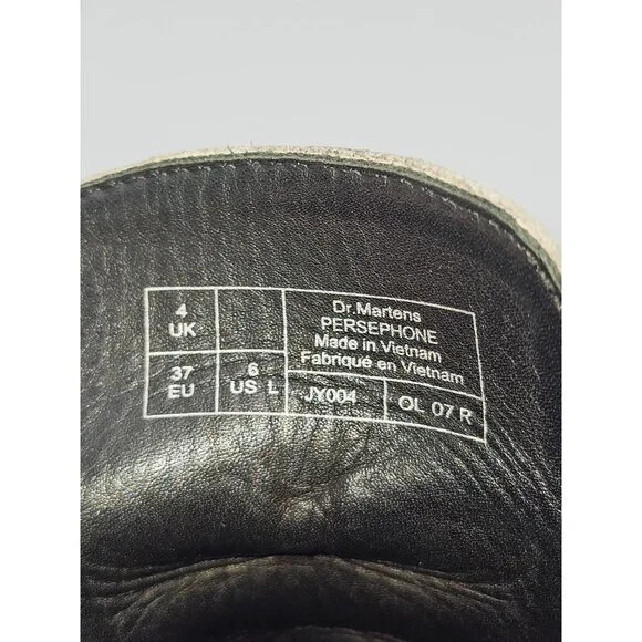 Dr. Martens Women's Beige Persephone Buttero Lace-Up Ankle Boot Size 6 2833 - Picture 8 of 16